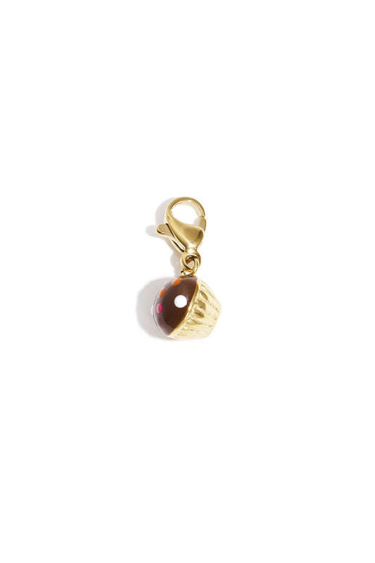Sieraden bedel chocolade cupcake DIY