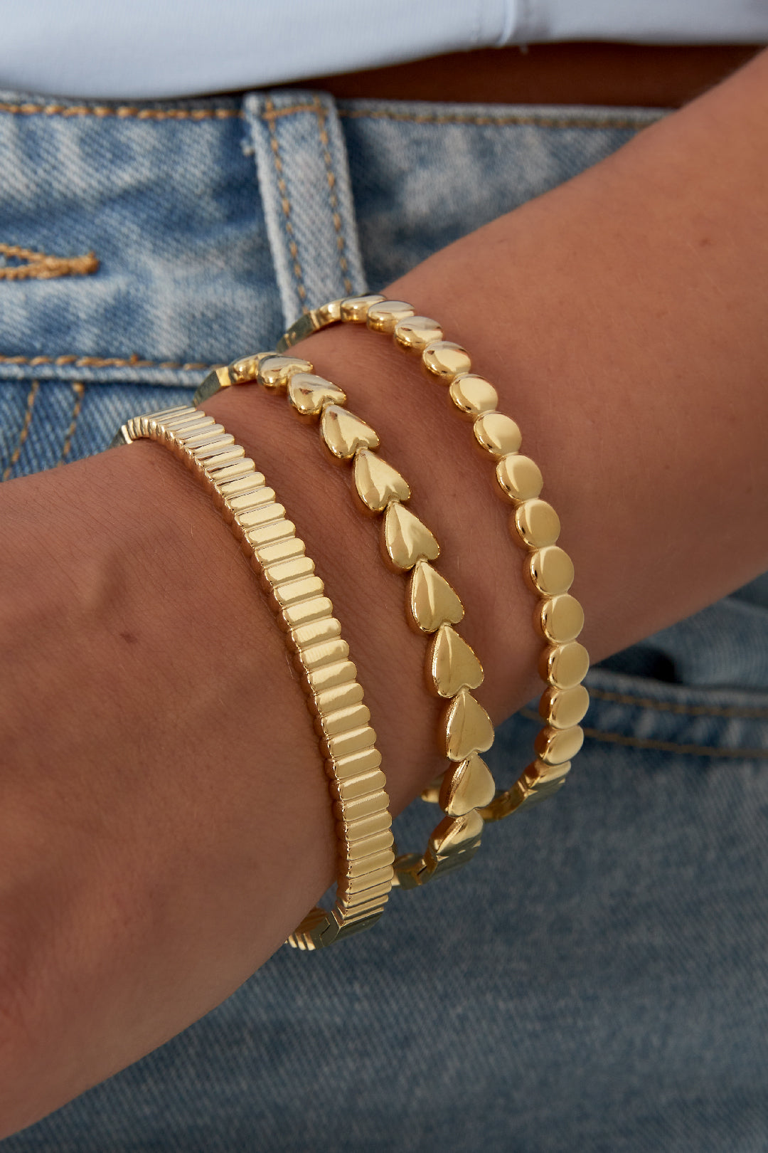 Bangle armband streep