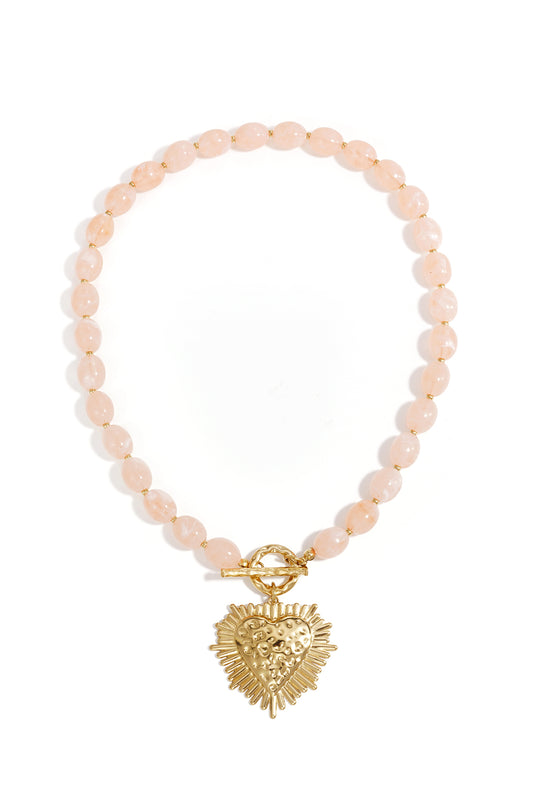 Kralenketting met frontsluitingcharm
