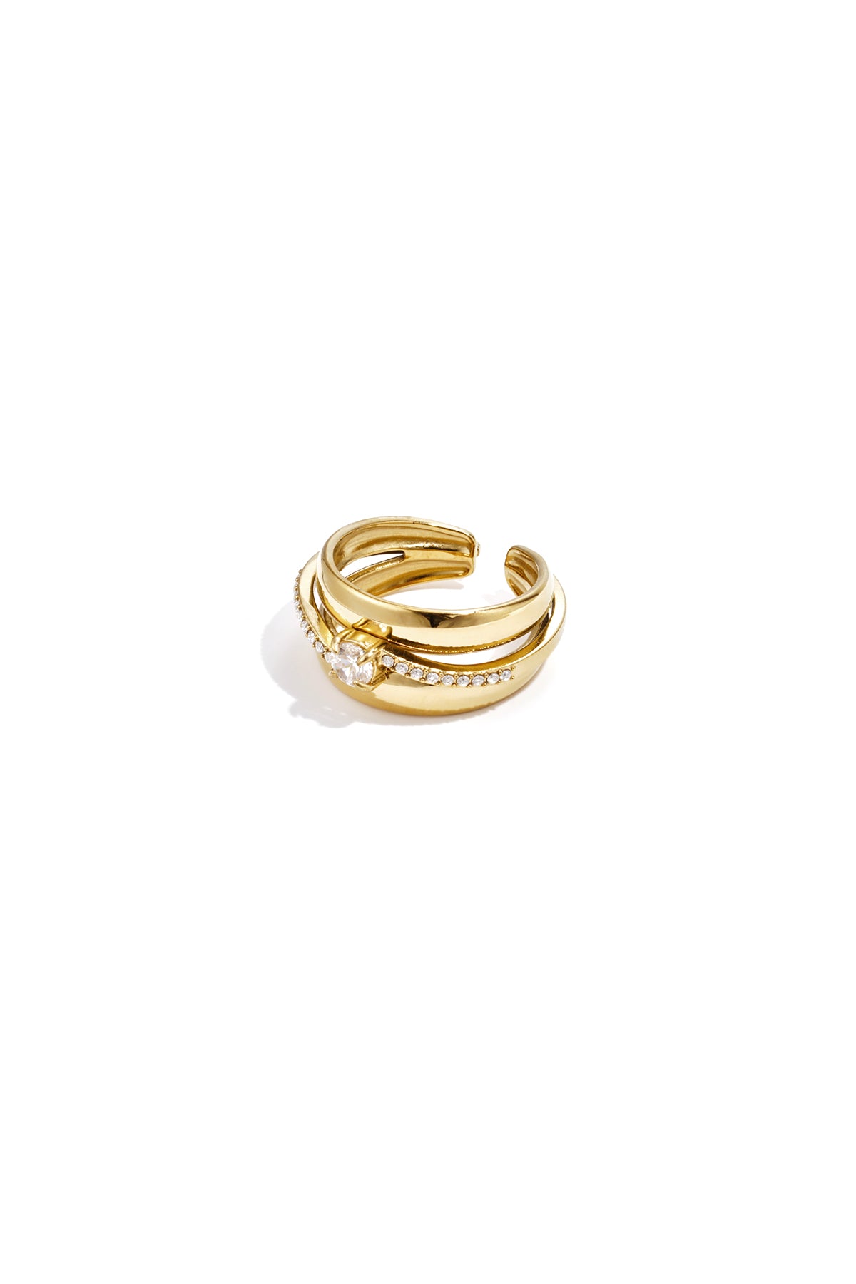 Ring met steentjes